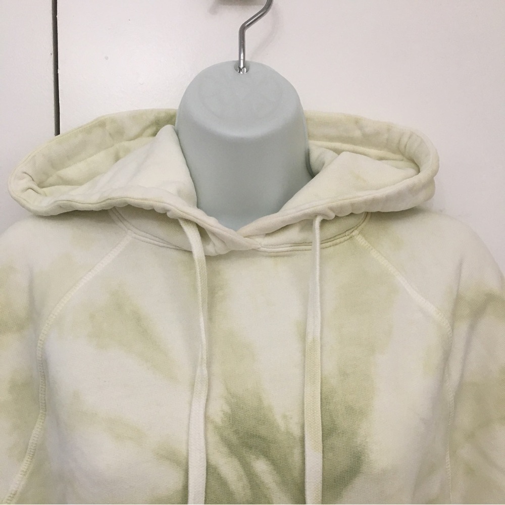 Reformation Jeans Green Tie Dye Pullover Hoodie - Picture 4 of 8
